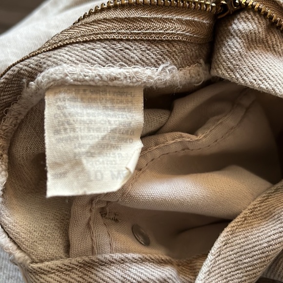 LEE Riveted Vintage 80’s Tan Khaki Mom Jeans Size 10 Med. - Picture 3 of 4